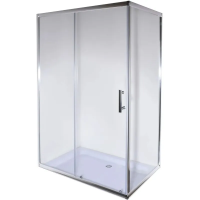Душова кабіна HARD-SC-01-TR/120x80x185/без піддону/прозоре скло 5мм/CHROME (MI6912)